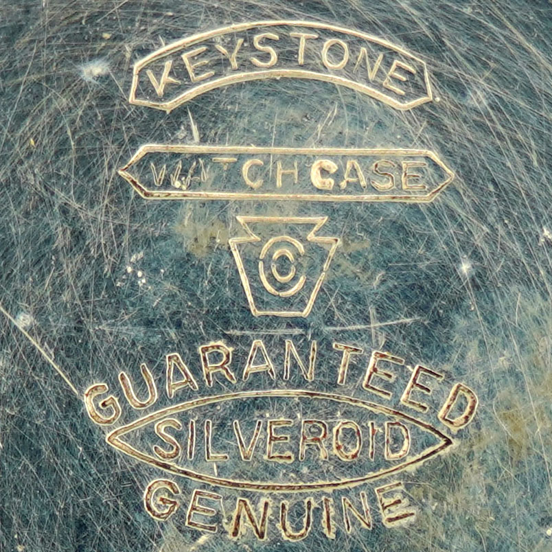 Watch Case Marking for Keystone Watch Case Co. Silveroid: 