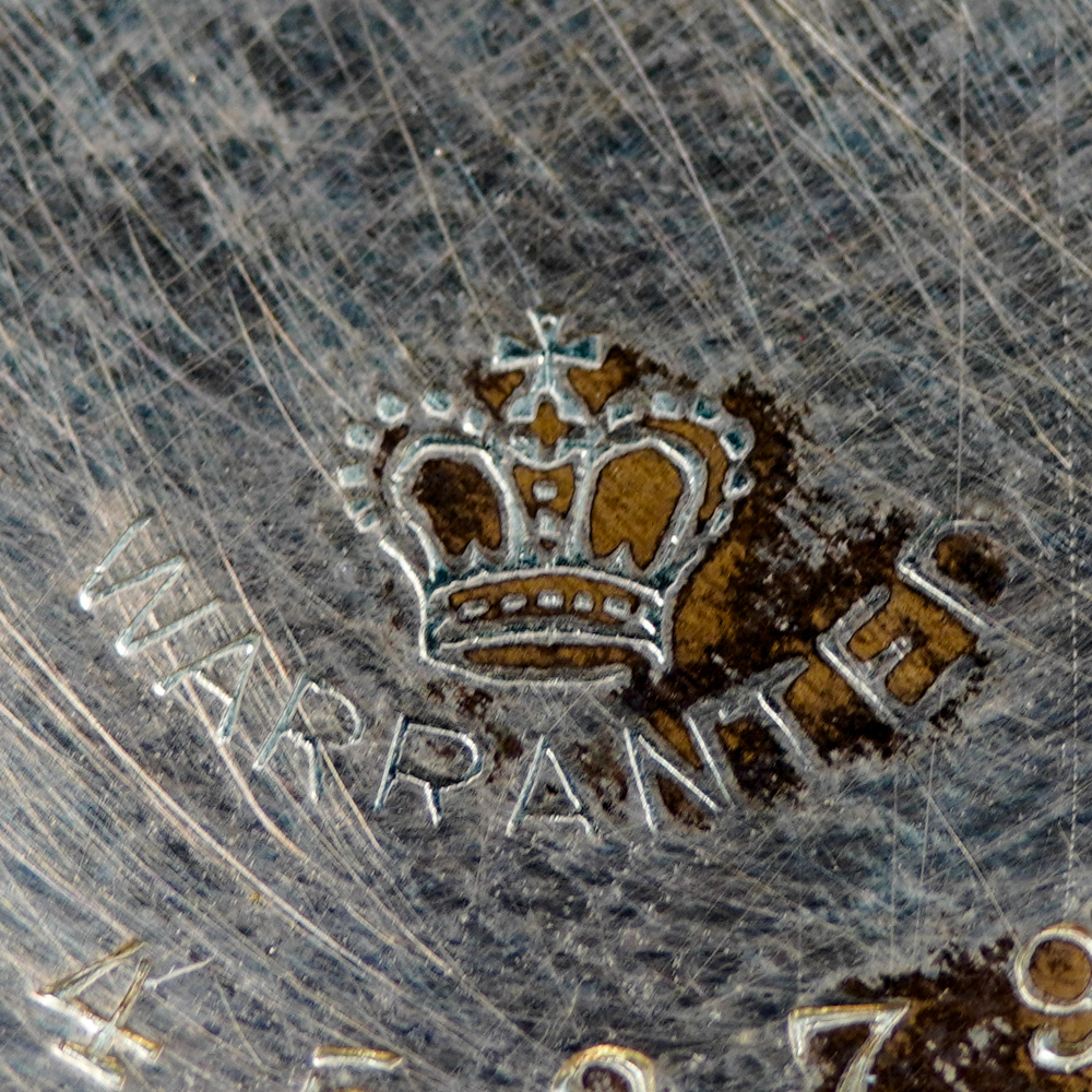 Watch Case Marking for H. Muhrs Sons Crown A No 1: Crown Warranted