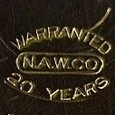 Watch Case Marking for North American Watch Case Co. Nawco 20YR: NAWCo.