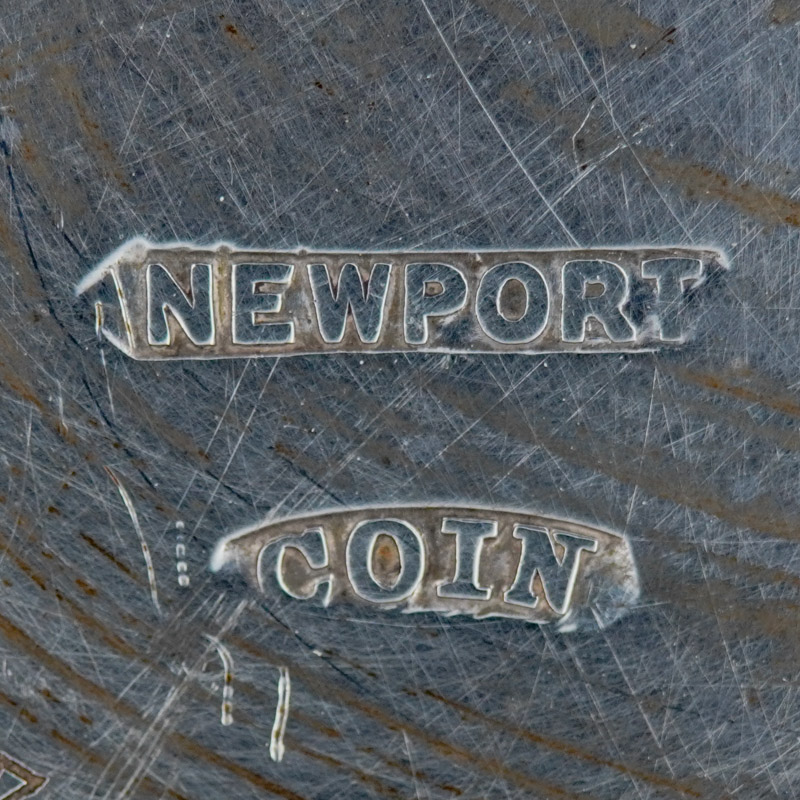 Watch Case Marking for Dueber Watch Case Mfg. Co. Dueber Newport Coin: Newport
Coin