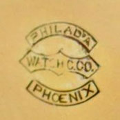 Watch Case Marking for Philadelphia Watch Case Co. Phoenix: Philad'a Watch C.Co. Phoenix