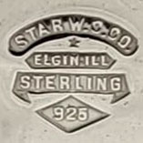 Watch Case Marking for Star Watch Case Co. Star Sterling Silver: Star W.C.Co. Star Elgin, Ill. Sterling 925 S.W.C.Co. Sterling 925/1000 Fine