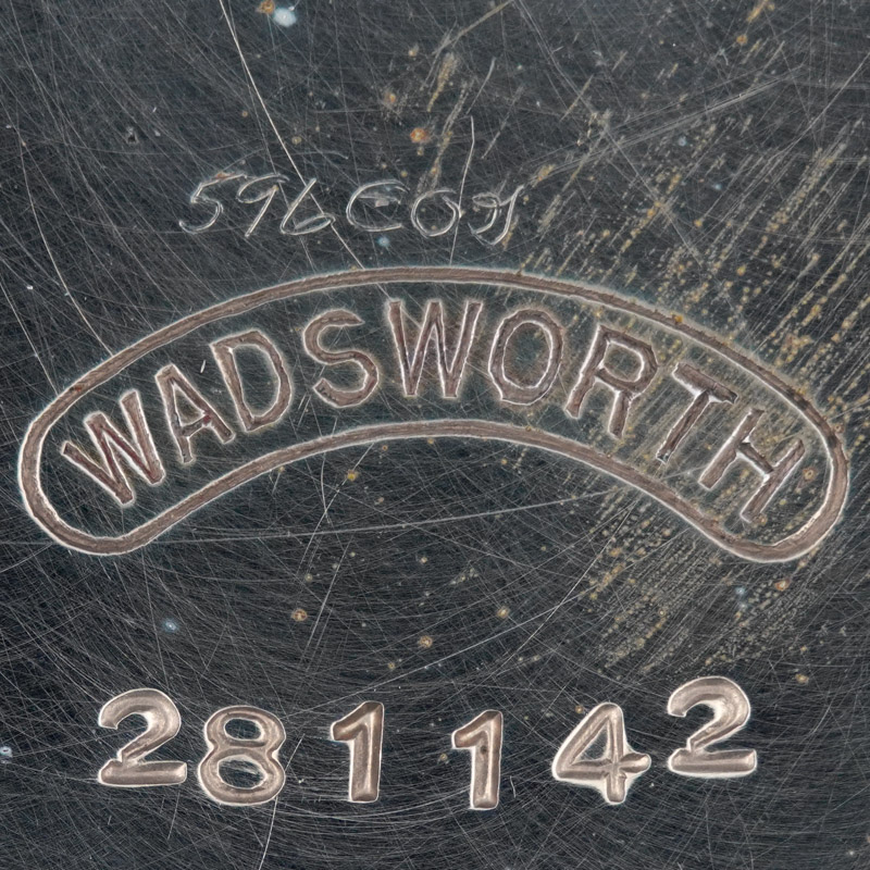 Watch Case Marking Variant for Wadsworth Watch Case Co. Wadsworth Nickel: Wadsworth