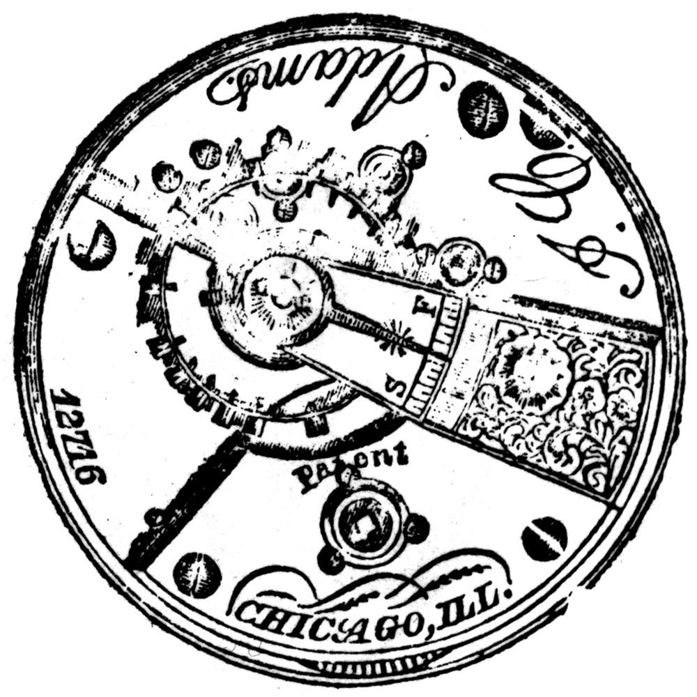 Cornell Watch Co. Grade J.C. Adams Pocket Watch