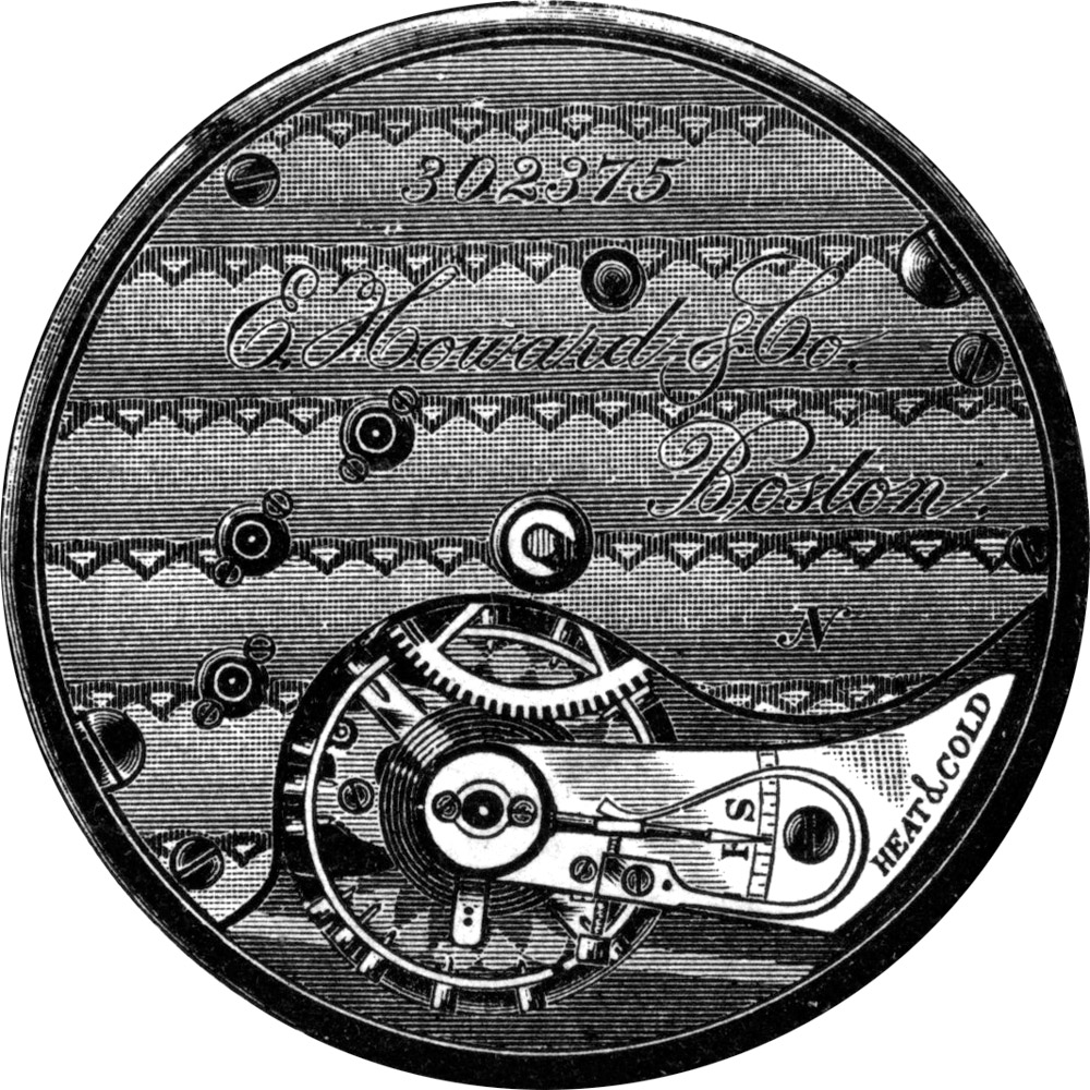 E. Howard & Co. Grade No. 5 Pocket Watch Image