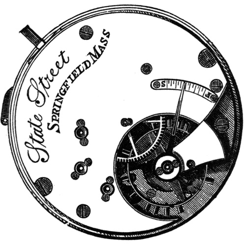 Hampden Grade State Street Pocket Watch Image