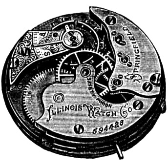 Illinois Grade 143 Pocket Watch Image