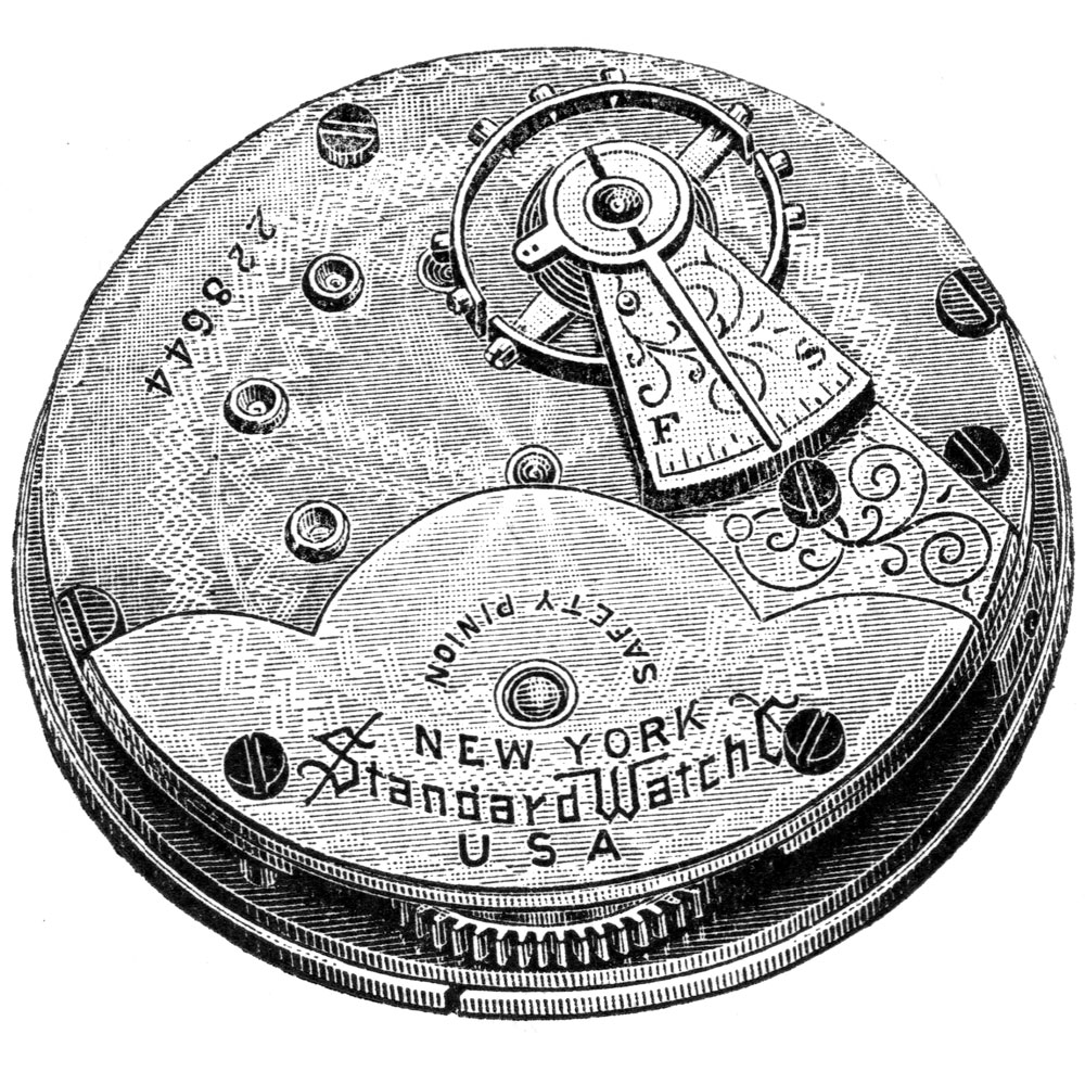 New York Standard Watch Co. Grade 41 Pocket Watch Movement