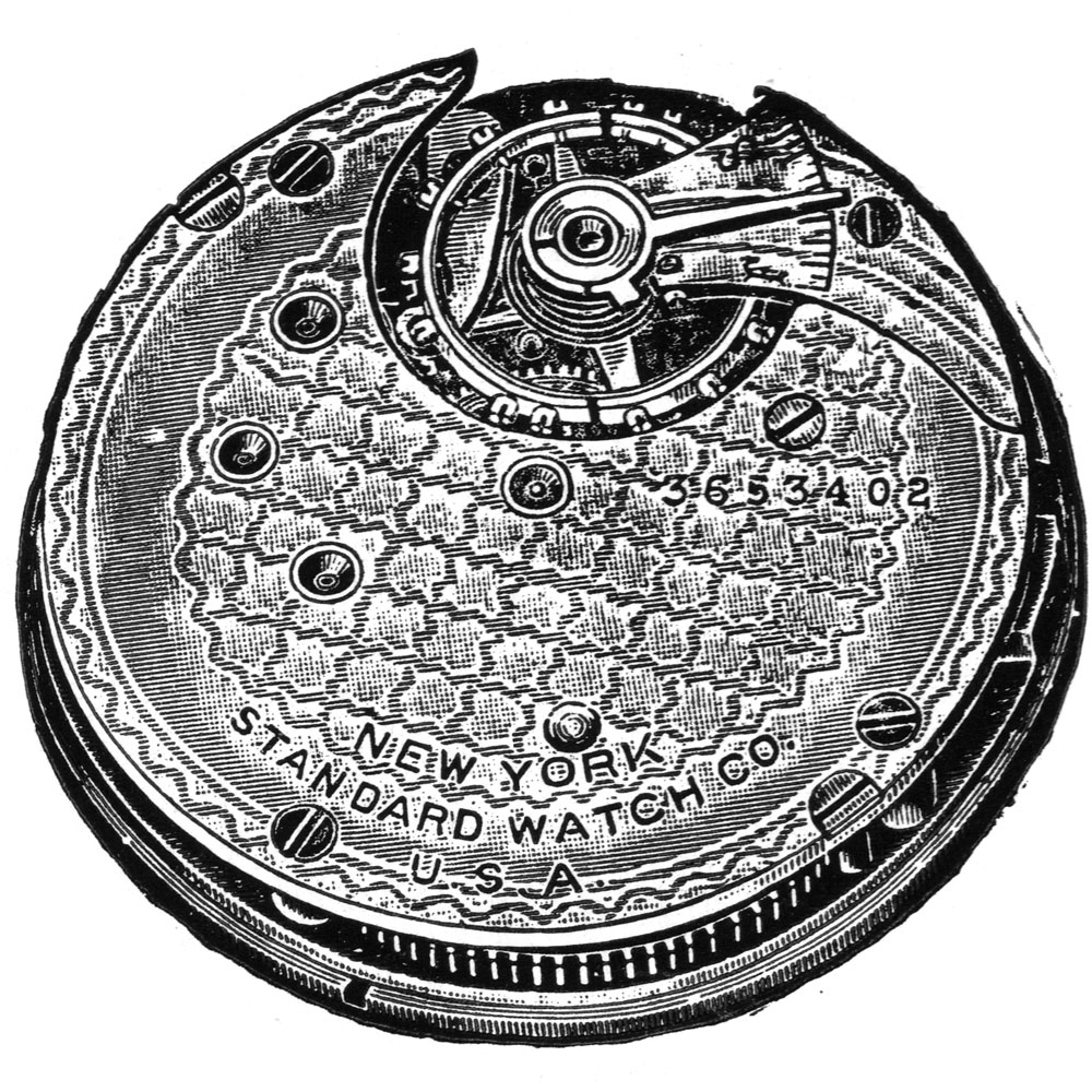 New York Standard Watch Co. Pocket Watch Grade 65 #3954800