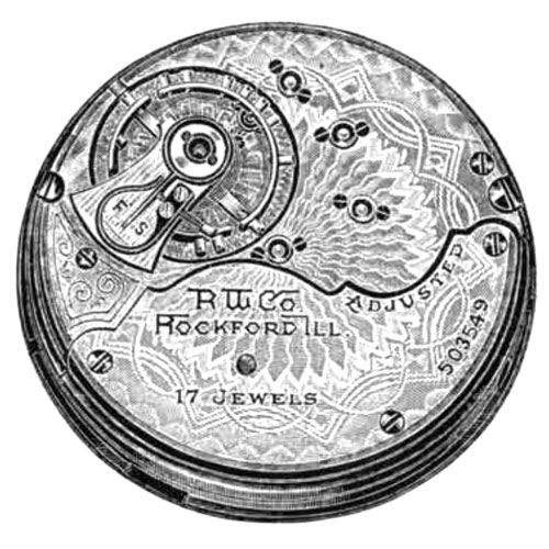 Rockford Pocket Watch Grade 825 #632171