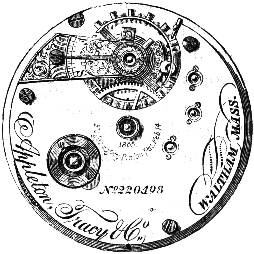 Waltham Grade A.T. & Co. Pocket Watch Image