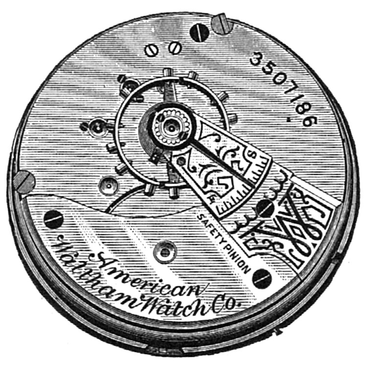 Waltham Grade No. 3 Pocket Watch