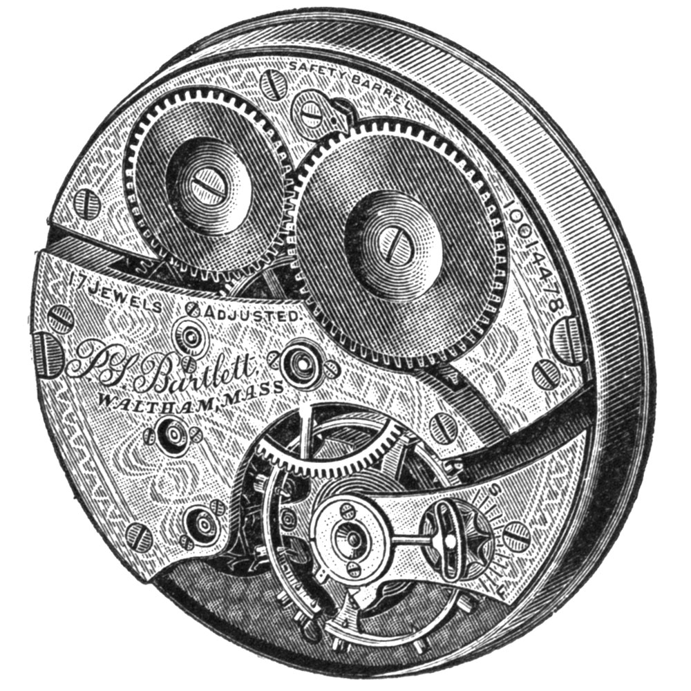 Waltham Grade P.S. Bartlett Pocket Watch