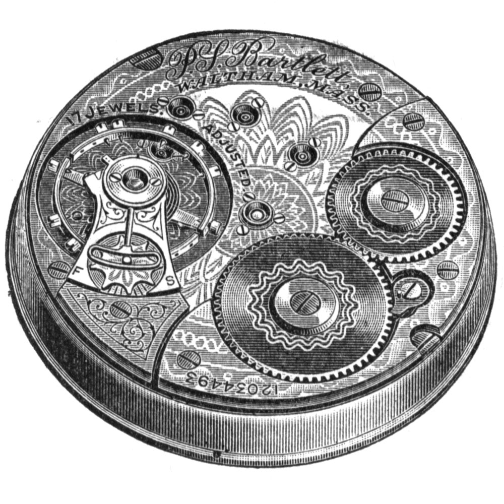 Waltham Grade P.S. Bartlett Pocket Watch Image