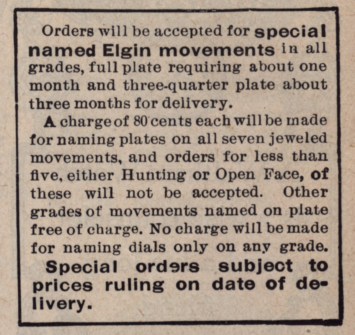 Private Label Instructions from the 1907 A.C. Becken Catalog