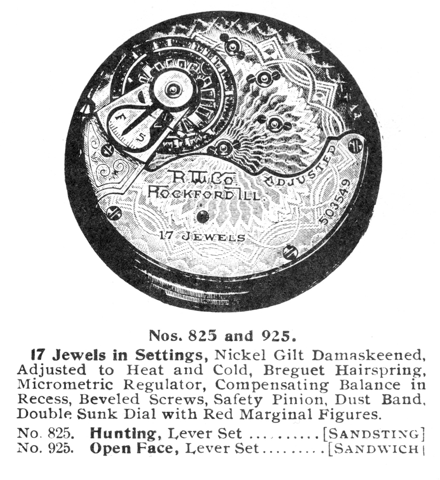 Rockford Watch Co. Pocket Watch Research & Advertisements | Pocket ...