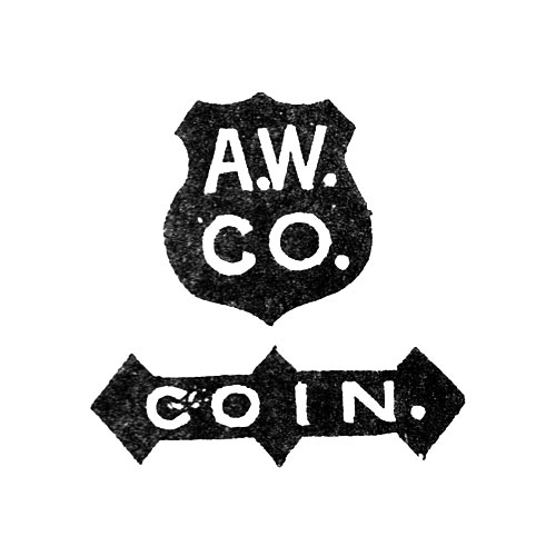 [Shield]
A.W.Co.
Coin. (American Watch Co.)