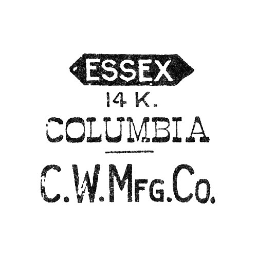 Essex
14 K.
Columbia
C.W.Mfg.Co. (Courvoisier & Wilcox Mfg. Co.)