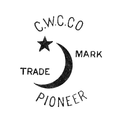  C.W.C.Co.
Trade Mark
Pioneer
[Crescent Moon and Star] (Crescent Watch Case Co.)