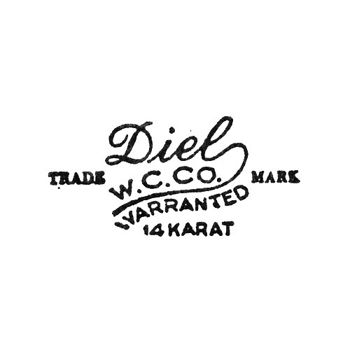 Diel
W.C.Co.
Warranted
14 Karat
Trade Mark (Diel Watch Case Co.)