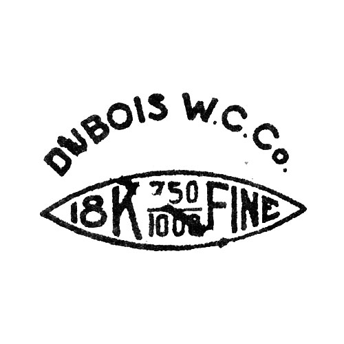 Dubois W.C.Co.
18 K
750/1000 Fine (Dubois Watch Case Co.)