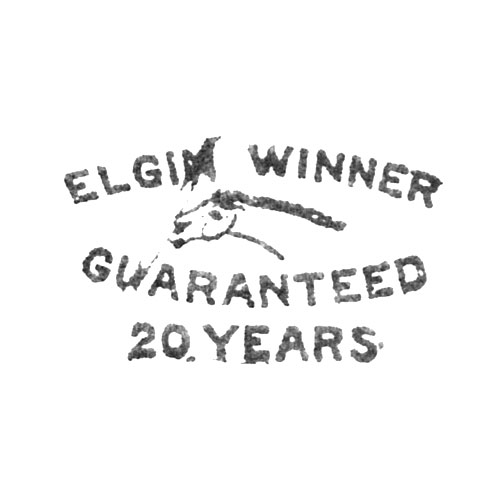 Elgin Winner
Guaranteed
20 Years (Illinois Watch Case Co.)