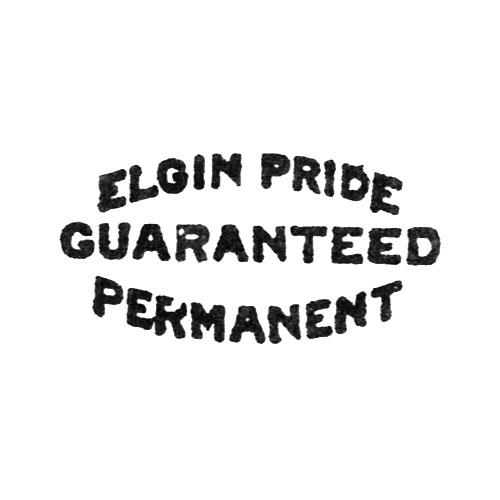 Elgin Pride
Guaranteed
Permanent (Illinois Watch Case Co.)