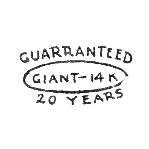 Guaranteed
Giant - 14K
20 Years (Illinois Watch Case Co.)
