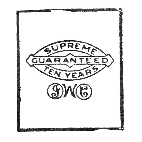 Supreme
Guaranteed
Ten Years
IWC (Illinois Watch Case Co.)