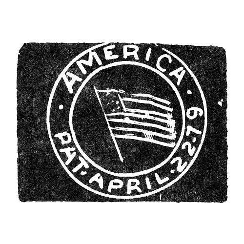 America
Pat. April 22 79
[Flag] (Fahys Watch Case Co.)