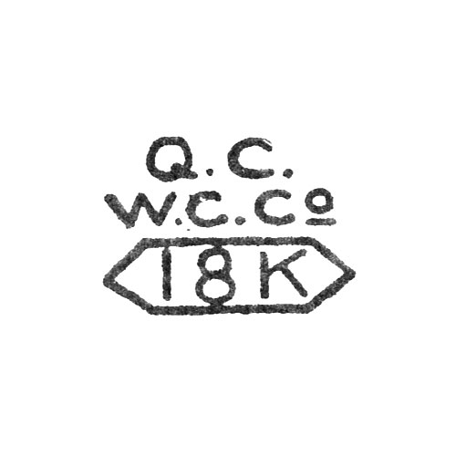 Q.C.
W.C.Co
18K (Gruen National Watch Case Co.)