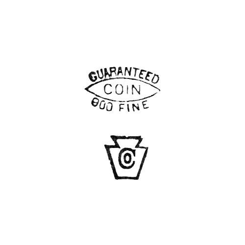 Coin
Guaranteed
900 Fine
[Keystone Logo] (Keystone Watch Case Co.)