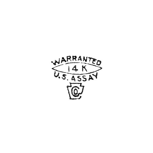 14K
Warranted
U.S. Assay
[Keystone Logo] (Keystone Watch Case Co.)