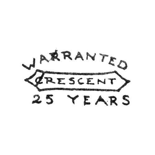 Crescent
Warranted
25 Years (Keystone Watch Case Co.)