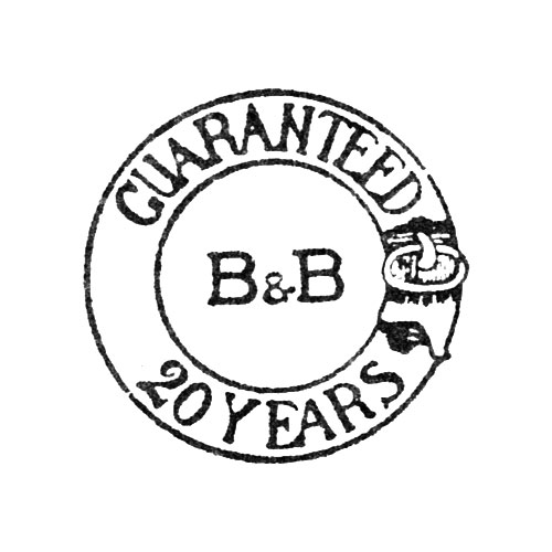 B&B
Guaranteed
20 Years (Keystone Watch Case Co.)