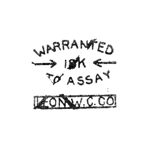 Leon W.C.Co.
18K
Warranted
To Assay (Leon Hirsch)
