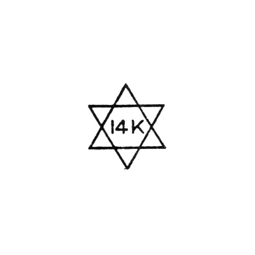 14K
[Star of David] (New York Watch Case Co.)