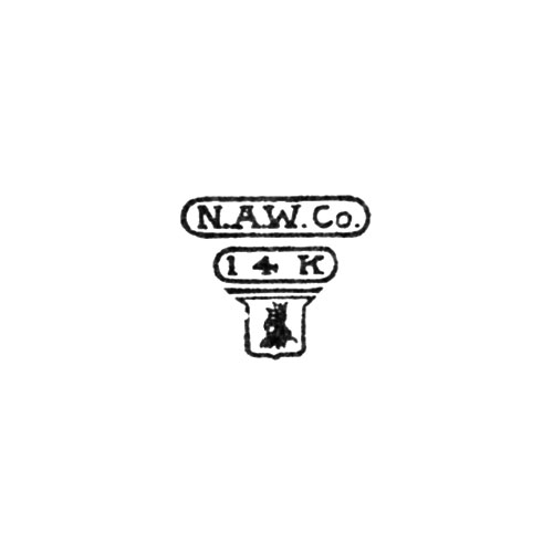 N.A.W.Co.
14K
[Indian Head] (North American Watch Case Co.)
