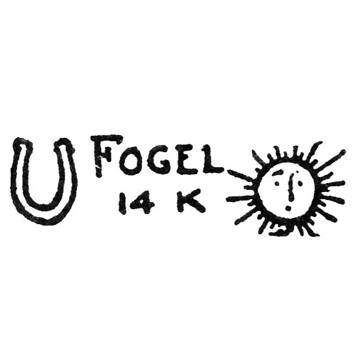 U Fogel
14K
[Sun] (R.R. Fogel & Co.)