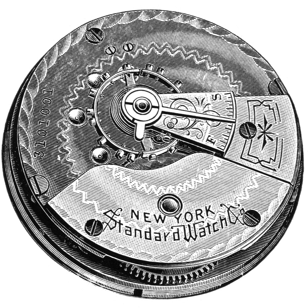 New York Standard Watch Co. Model 18s 12 Diagram