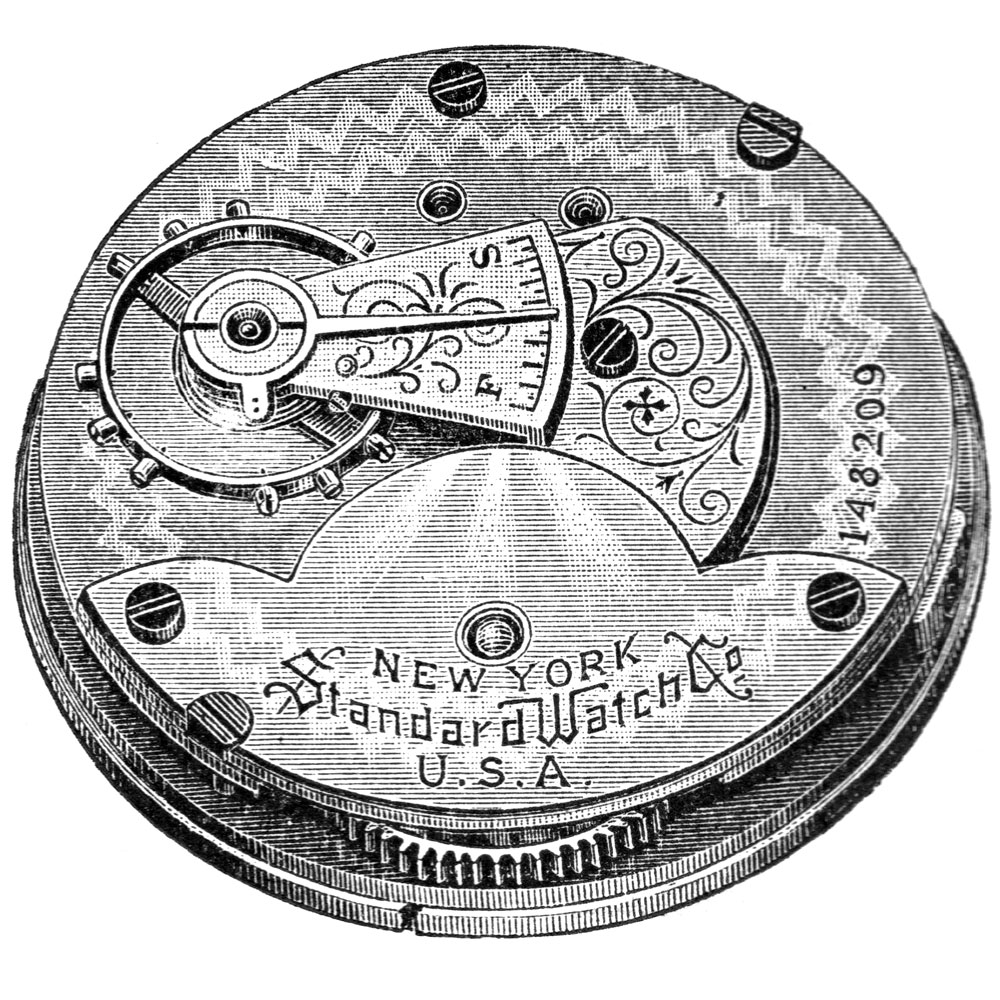 New York Standard Watch Co. Model 18s 5 Diagram