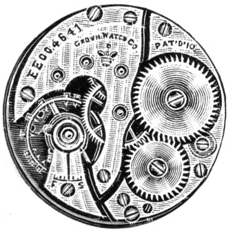 New York Standard Watch Co. Model 3/0s EE Diagram