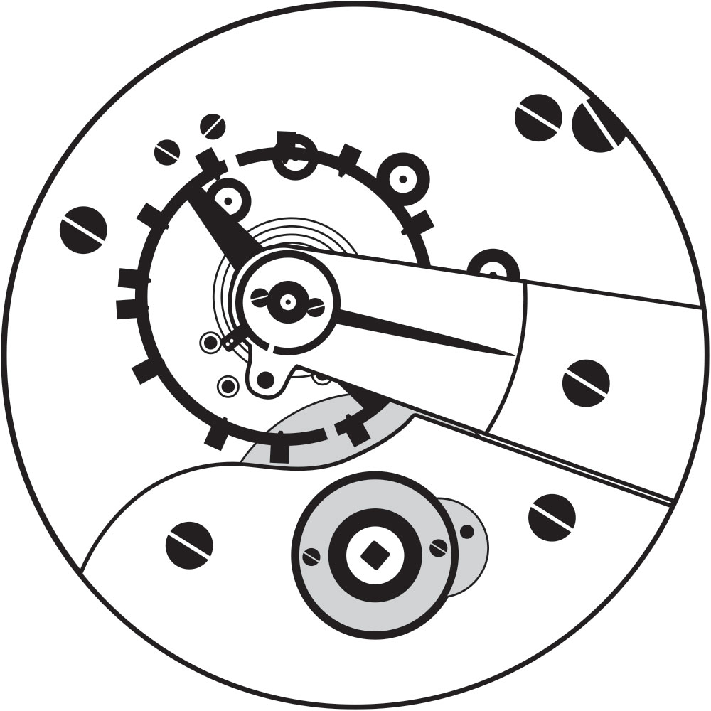 New York Watch Co. Model 18s 1870 Diagram