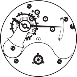 Columbus Watch Co. Model 18s 1 Diagram