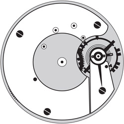 U.S. Watch Co. (Waltham, Mass) Model 16s 1885 Diagram