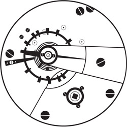 Waltham Model 18s 1857 Diagram