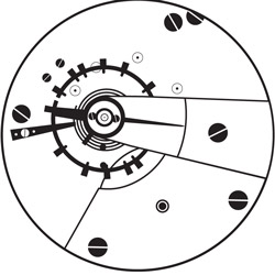 Waltham Model 18s 1857 Diagram