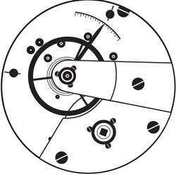 Waltham Model 18s 1857 Diagram