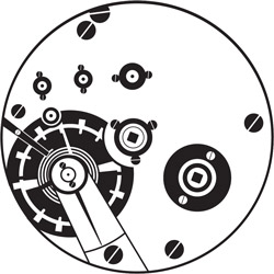 Waltham Model 18s 1859 Diagram