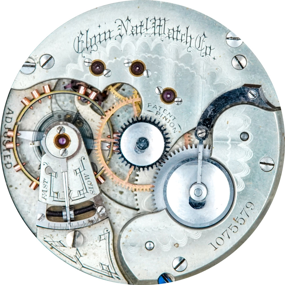 1885 elgin pocket outlet watch